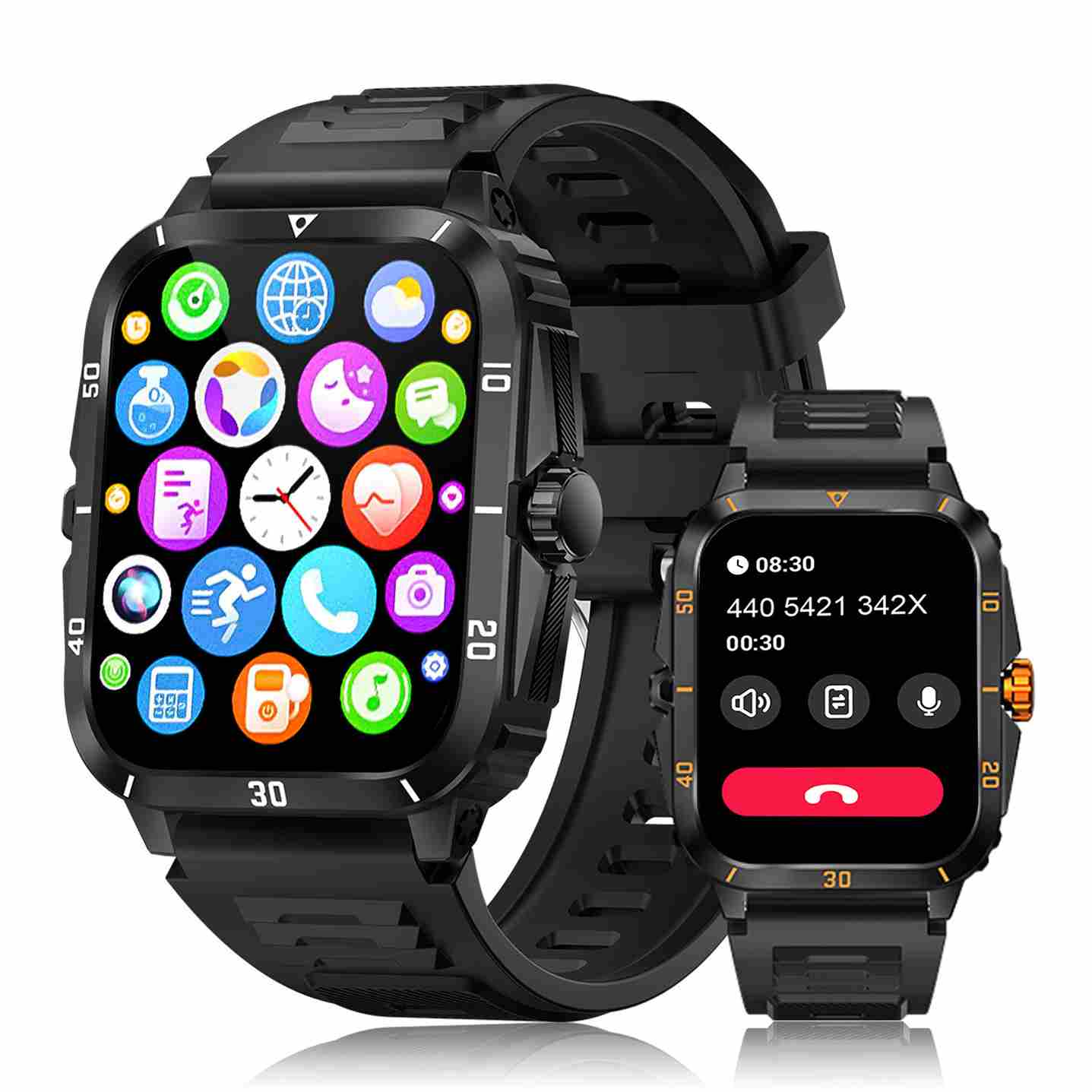 Smartwatch Sport Fitness Tracker V71 | Waterproof 3ATM Blood Pressure & Heart Rate Monitor for Men, Women & Kids