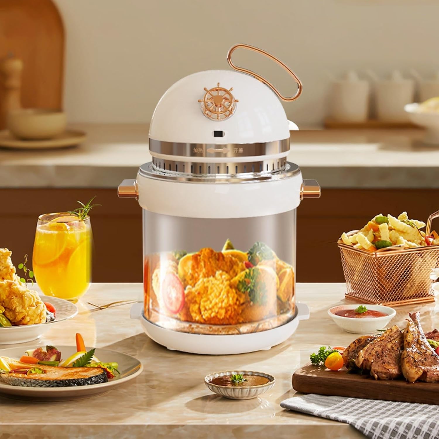 4L Transparent Visible Air Fryer | Smart Oil‑Free Household Cooker - Image 4