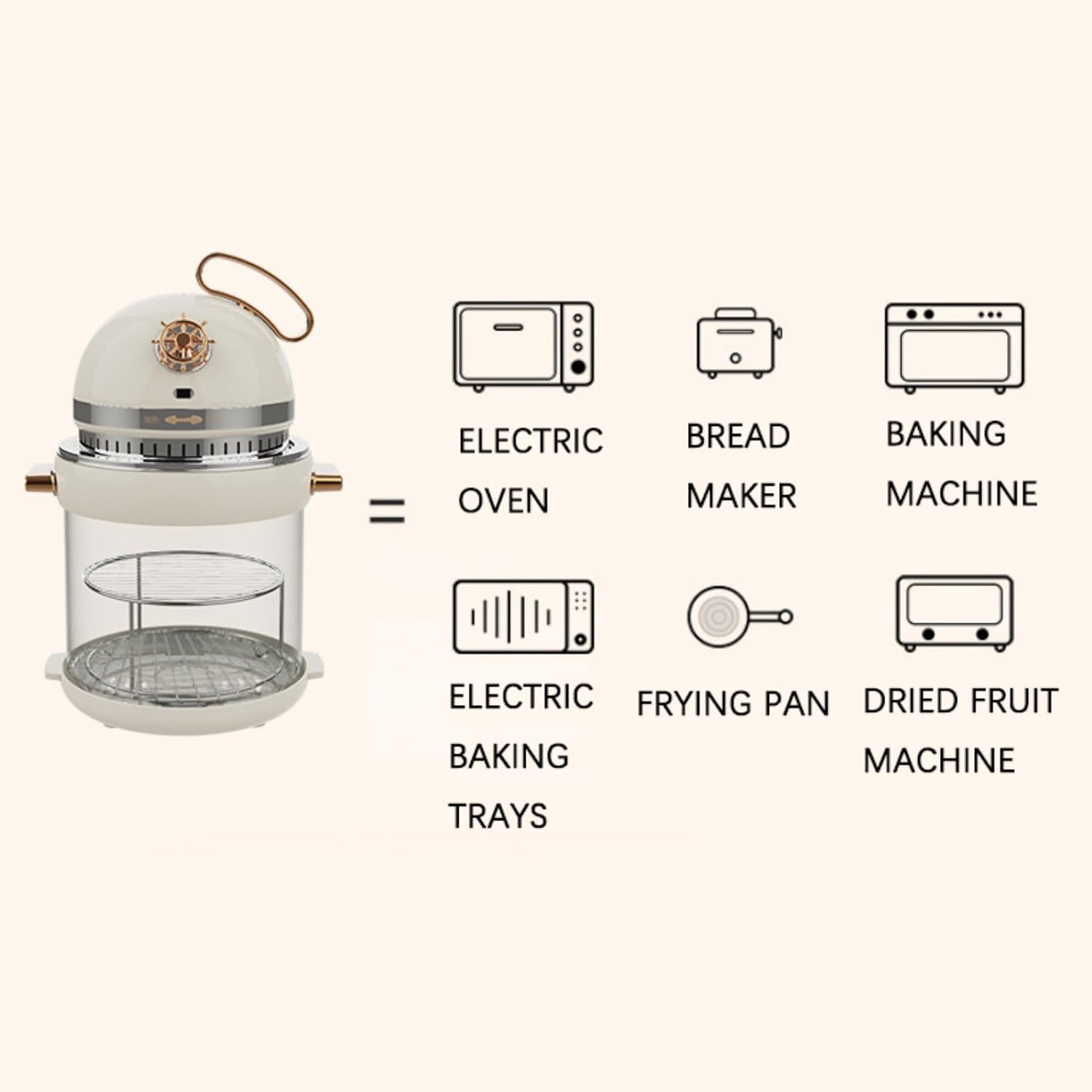 4L Transparent Visible Air Fryer | Smart Oil‑Free Household Cooker - Image 5