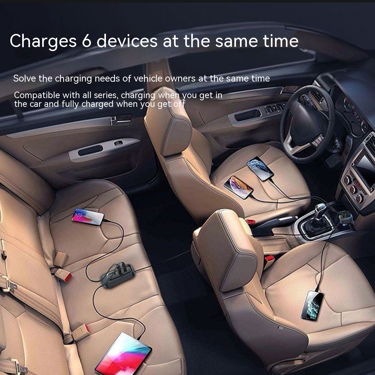 Automatic Retractable Charger | Universal 1-to-4 Fast Conversion Plug - Image 2
