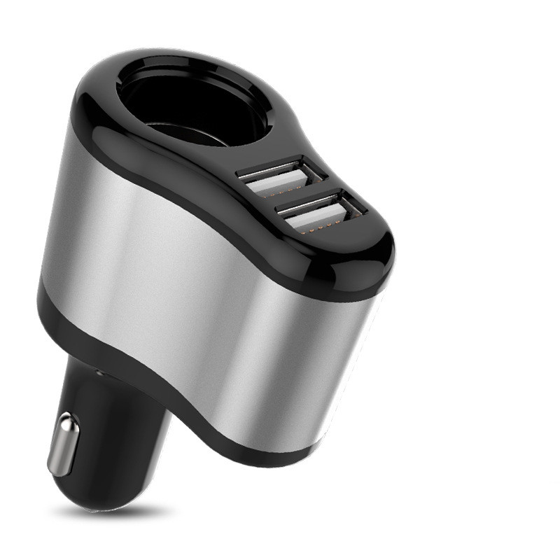 Car Charger 1-to-3 Adapter | Dual USB Fast Charge Cigarette Lighter - Image 2