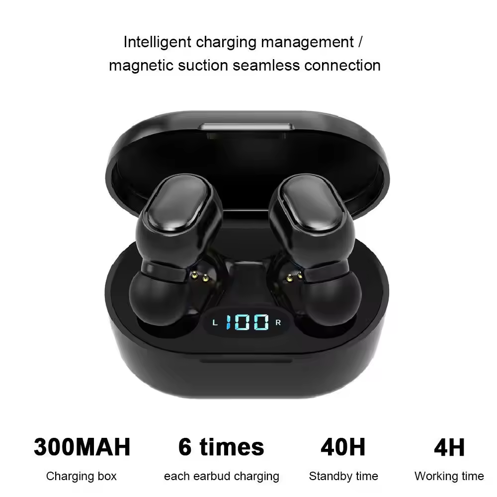 New TWS Earbuds E7S | Wireless Headphones with LED Display, Noise Cancelling & JL Chipset - Image 3