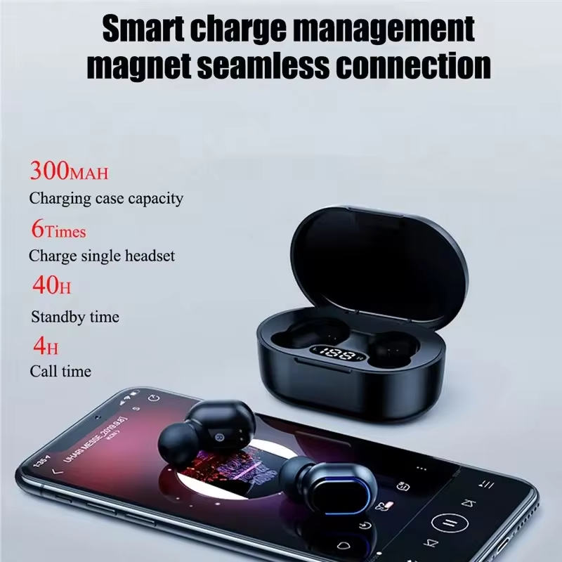 New TWS Earbuds E7S | Wireless Headphones with LED Display, Noise Cancelling & JL Chipset - Image 5