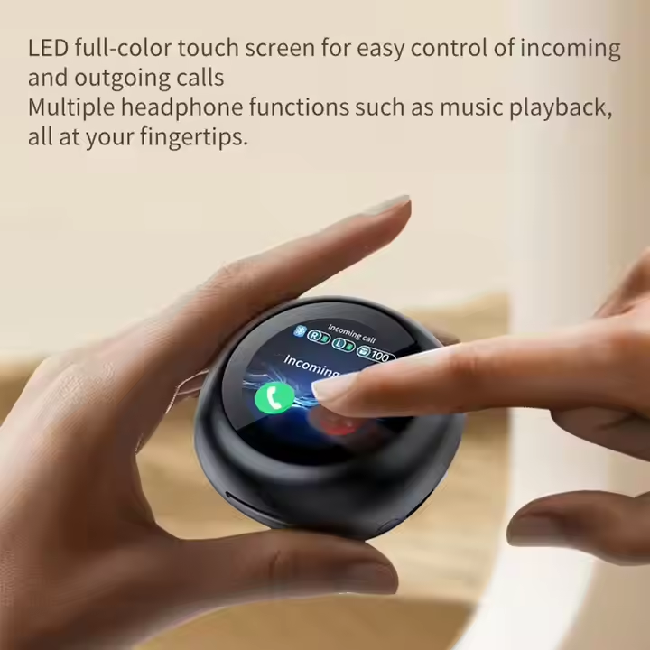 Wireless ANC Earbuds YW13 | TWS HiFi 5.4 In‑Ear Headphones with LED Touch Screen, ENC Noise Cancelling & Waterproof Design - Image 2