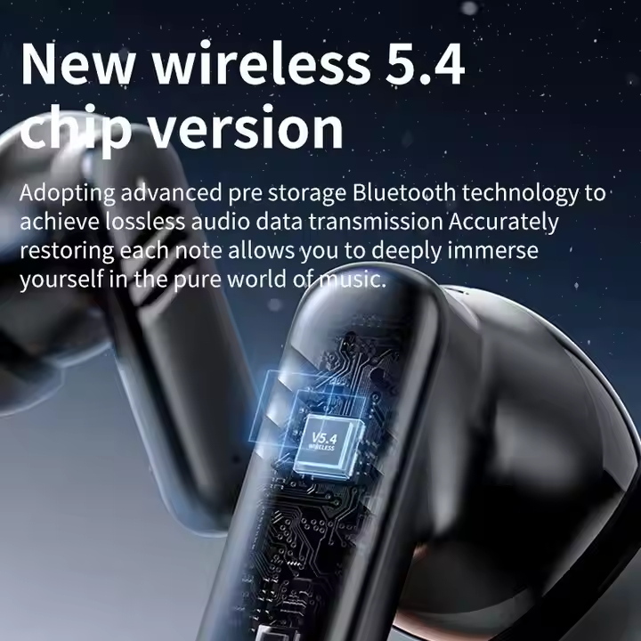 Wireless ANC Earbuds YW13 | TWS HiFi 5.4 In‑Ear Headphones with LED Touch Screen, ENC Noise Cancelling & Waterproof Design - Image 4