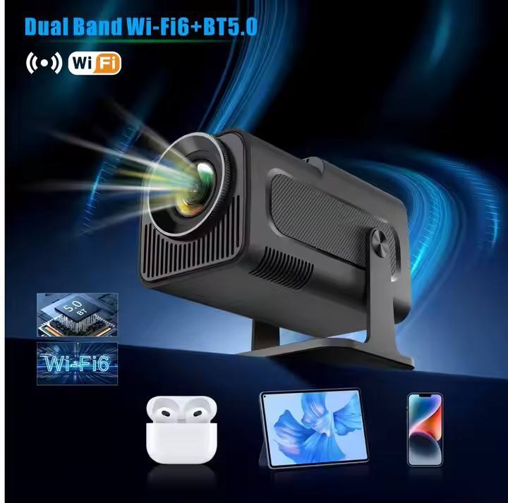 Projector Wifi Home Theater HY320 | Android Mini 4K LCD Smart Projector for Gaming & Video - Image 4
