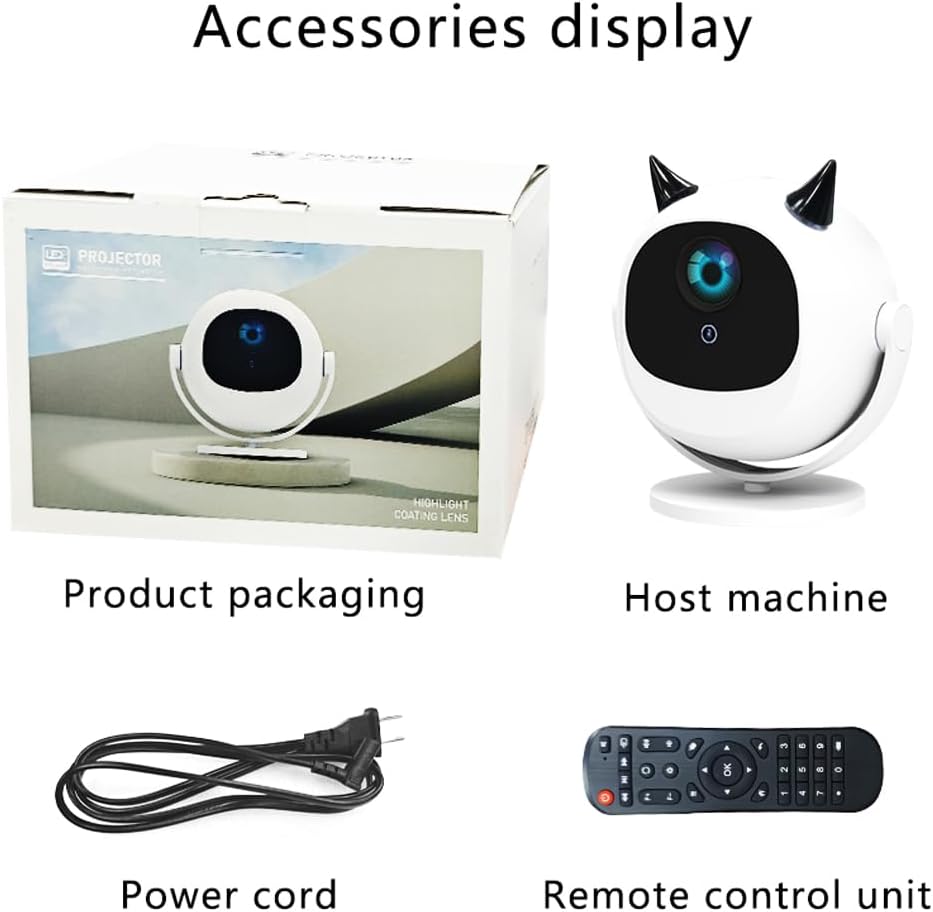 Portable Home Cinema LCD Projector 4K BL360 | Wireless LED Video Projector for Theatre & Outdoor Use - Image 6
