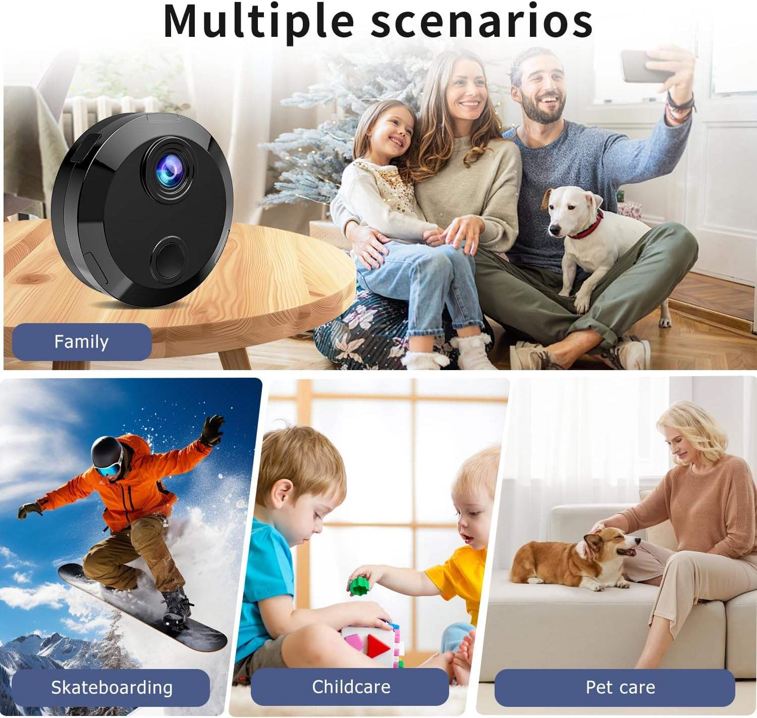 Wireless Indoor Outdoor Camera HDQ15 | 1080P Motion Detection CCTV with Night Vision & Easy Installation - Image 3