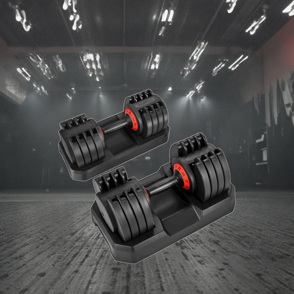 Wavar Adjustable Dumbbell Set 25LB–70LB Pair | Steel Home Gym Bench Weights for Strength Training & Muscle Building - Image 6