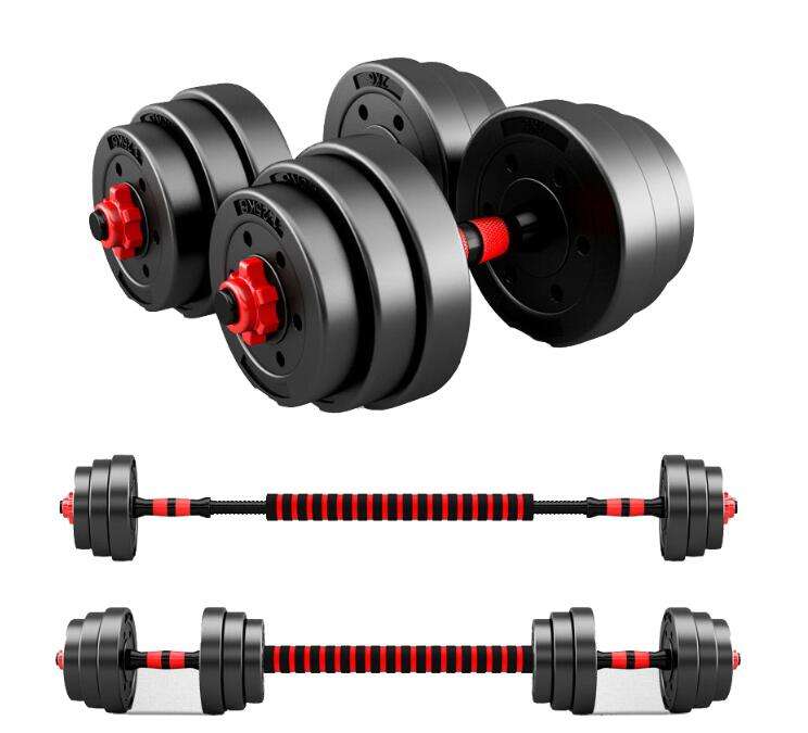 4-in-1 Adjustable Dumbbell & Barbell Set – 10KG/20KG/30KG/40KG Multi-Functional Weight Lifting Fitness Equipment for Home Gym - Image 3
