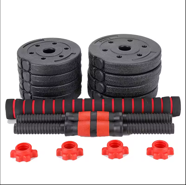 4-in-1 Adjustable Dumbbell & Barbell Set – 10KG/20KG/30KG/40KG Multi-Functional Weight Lifting Fitness Equipment for Home Gym - Image 5