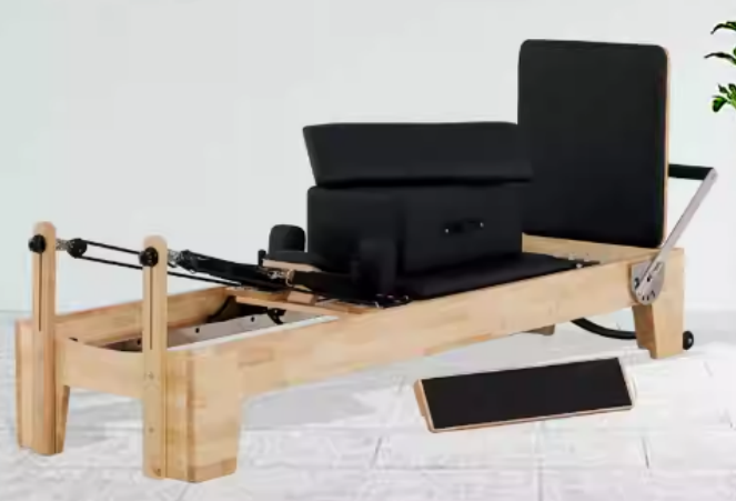 MJD-W15 Pilates Reformer Machine – Oak Wood Multifunction Fitness Equipment for Studio & Home Gym Use - Image 6