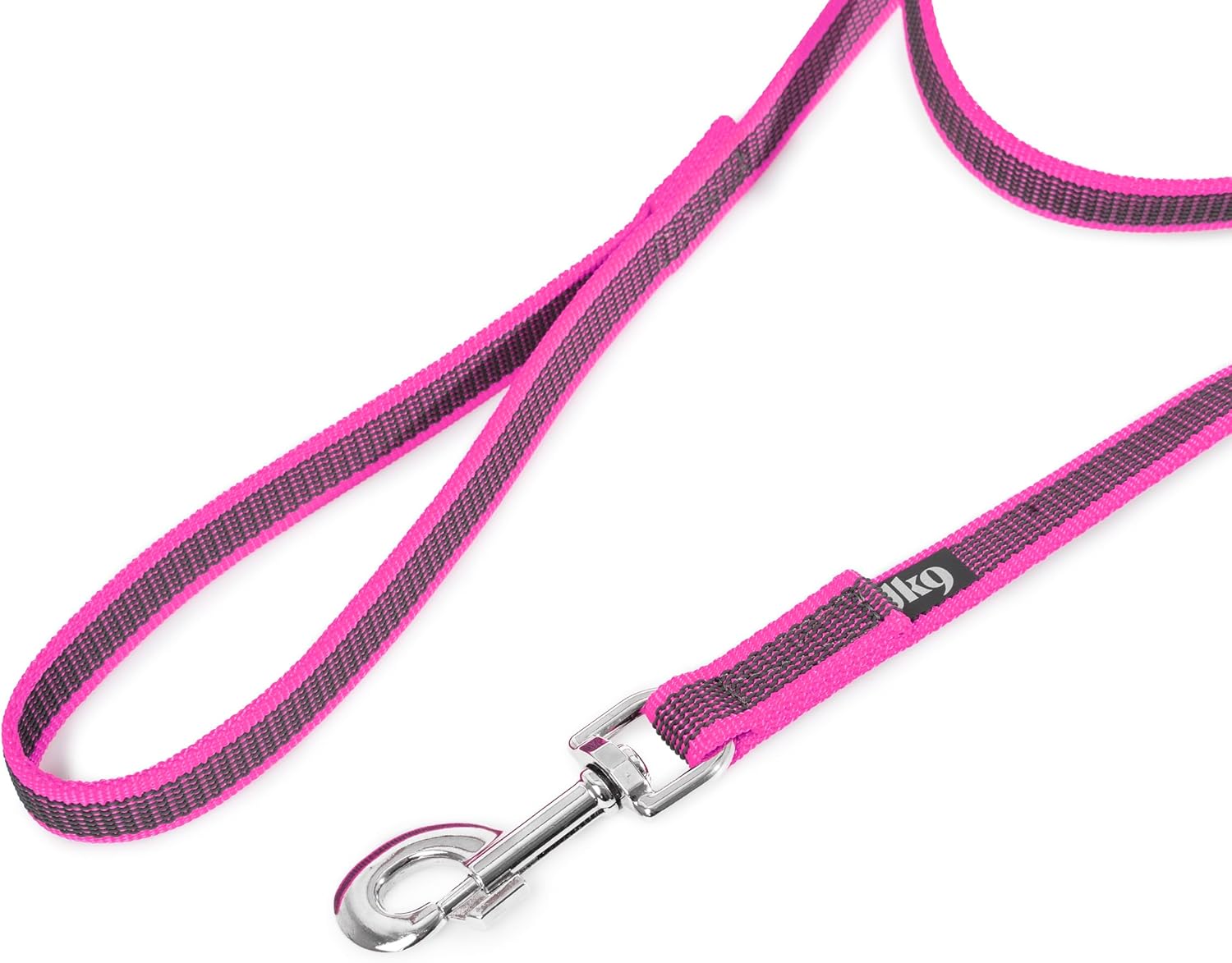 Shock Absorbing Non-Slip Nylon Vulcanized Rubber Handle Dog Leash for Middle & Big Sized Dogs – Golden Retriever, German Shepherd - Image 2