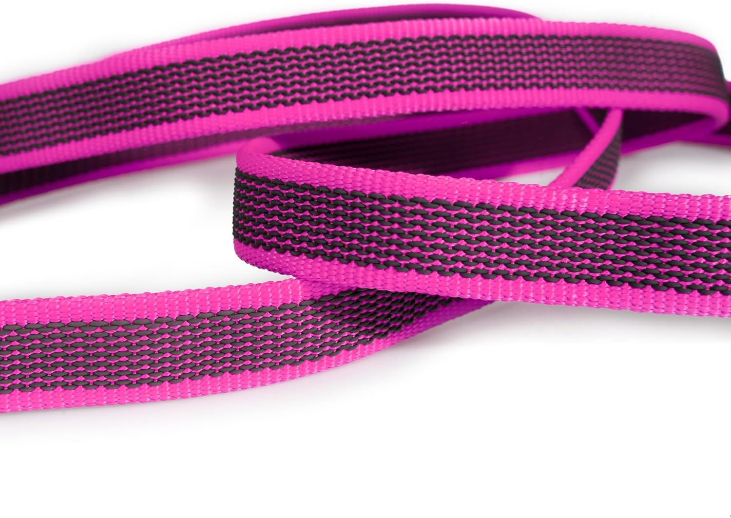 Shock Absorbing Non-Slip Nylon Vulcanized Rubber Handle Dog Leash for Middle & Big Sized Dogs – Golden Retriever, German Shepherd - Image 4