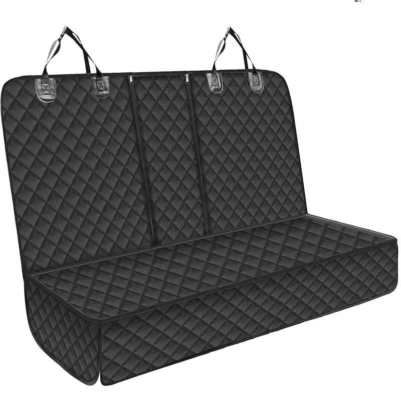 Waterproof Dirt-Proof Eco-Friendly Washable Pet Car Rear Seat Cover – Thick Anti-Slip Seat Cushion for Dogs – Solid Pattern Oxford - Image 5
