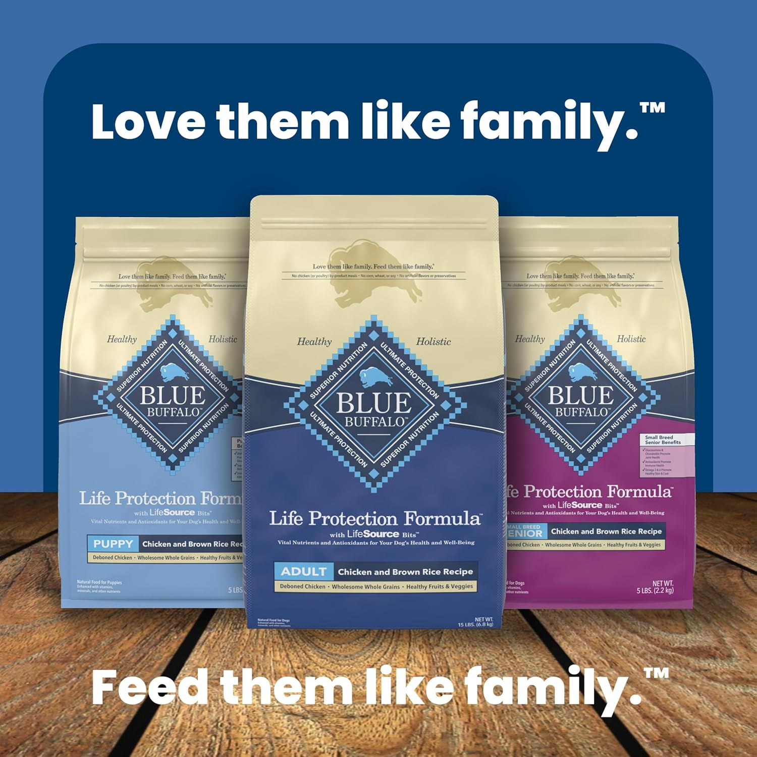 Blue Buffalo Life Protection Formula Adult Dry Dog Food – Helps Build and Maintain Strong Muscles – Made with Natural Ingredients – Chicken & Brown Rice Recipe – 30-lb. Bag - Image 3