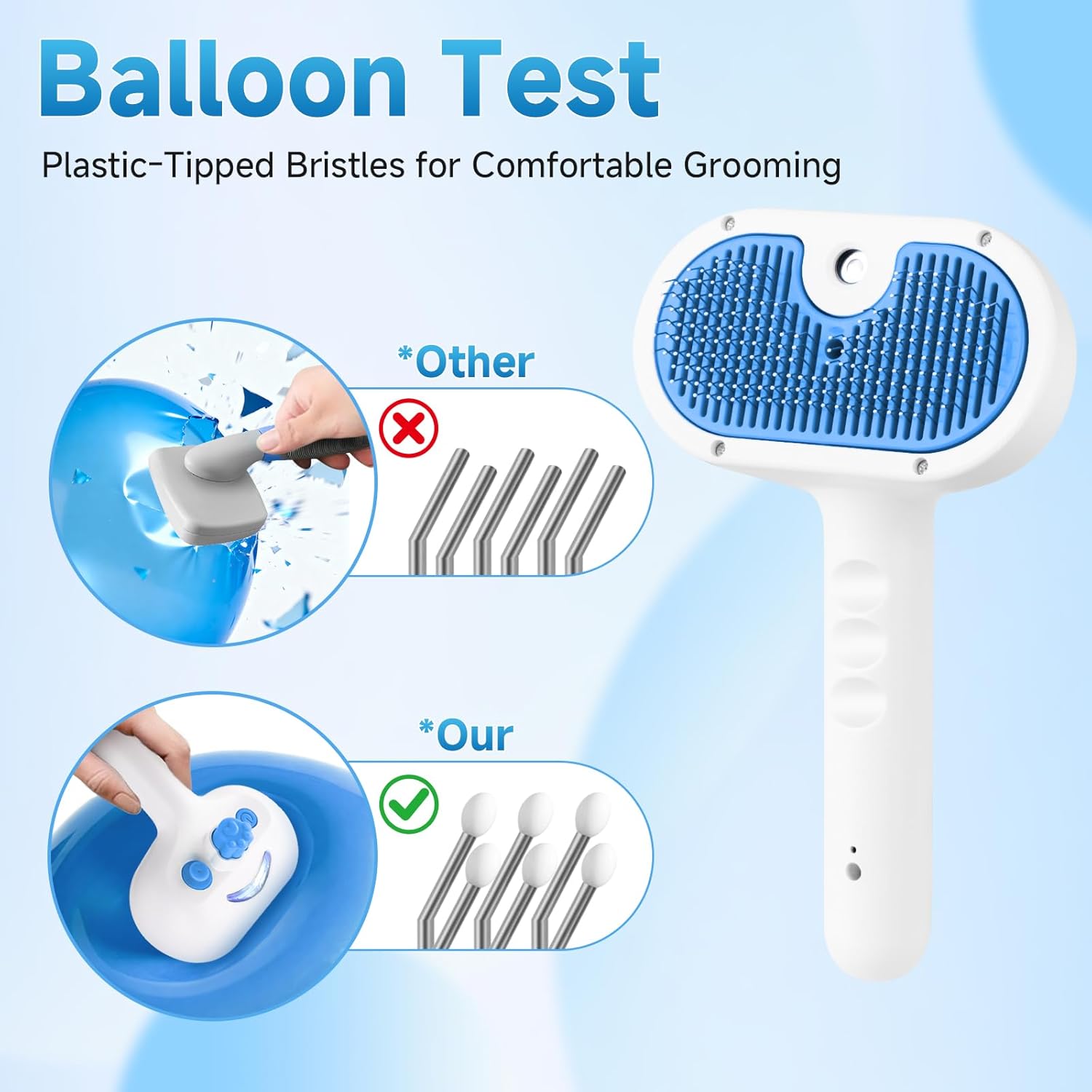 Pet Steam Brush – 3-in-1 Grooming Tool for Dogs & Cats - Image 4