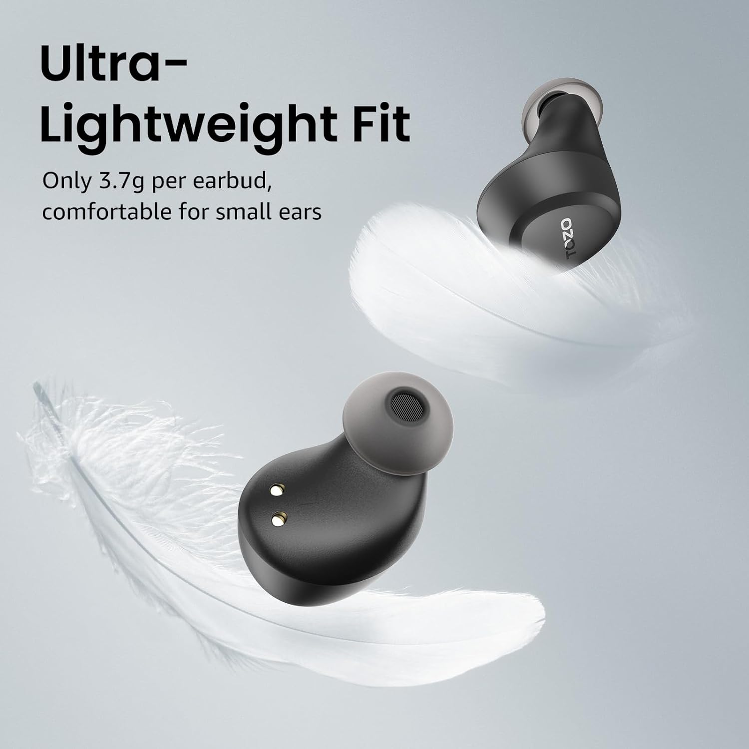 Wireless Earbuds Bluetooth 5.3 – Lightweight in Ear IPX5 Waterproof Headphones – 2 Mic AI Calls – Premium Bass with Charging Case – 32 Presets EQ via App - Image 4