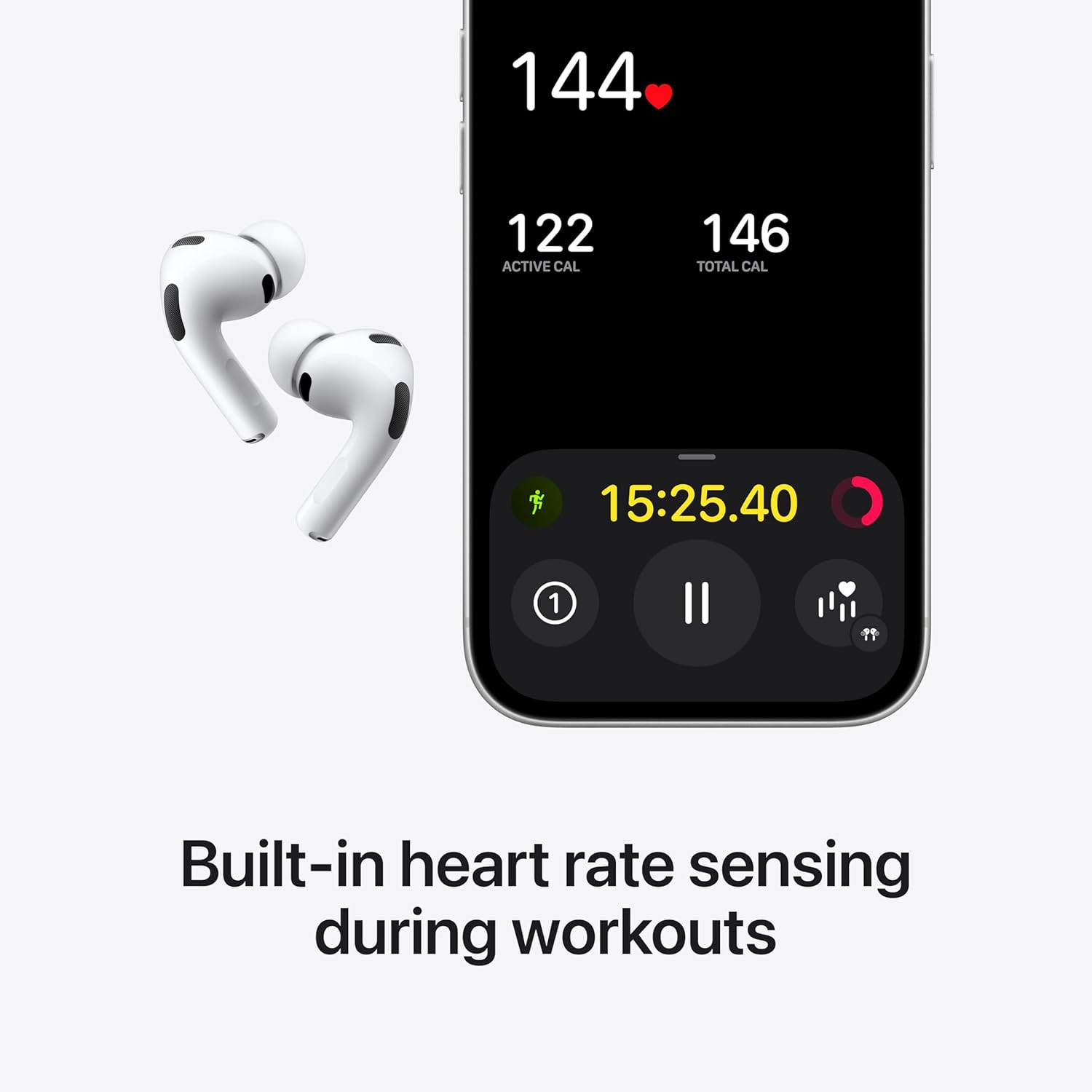 Apple AirPods Pro 3 Wireless Earbuds – Active Noise Cancellation – Live Translation – Heart Rate Sensing – Hearing Aid Feature – Bluetooth Headphones – Spatial Audio – USB C Charging - Image 3