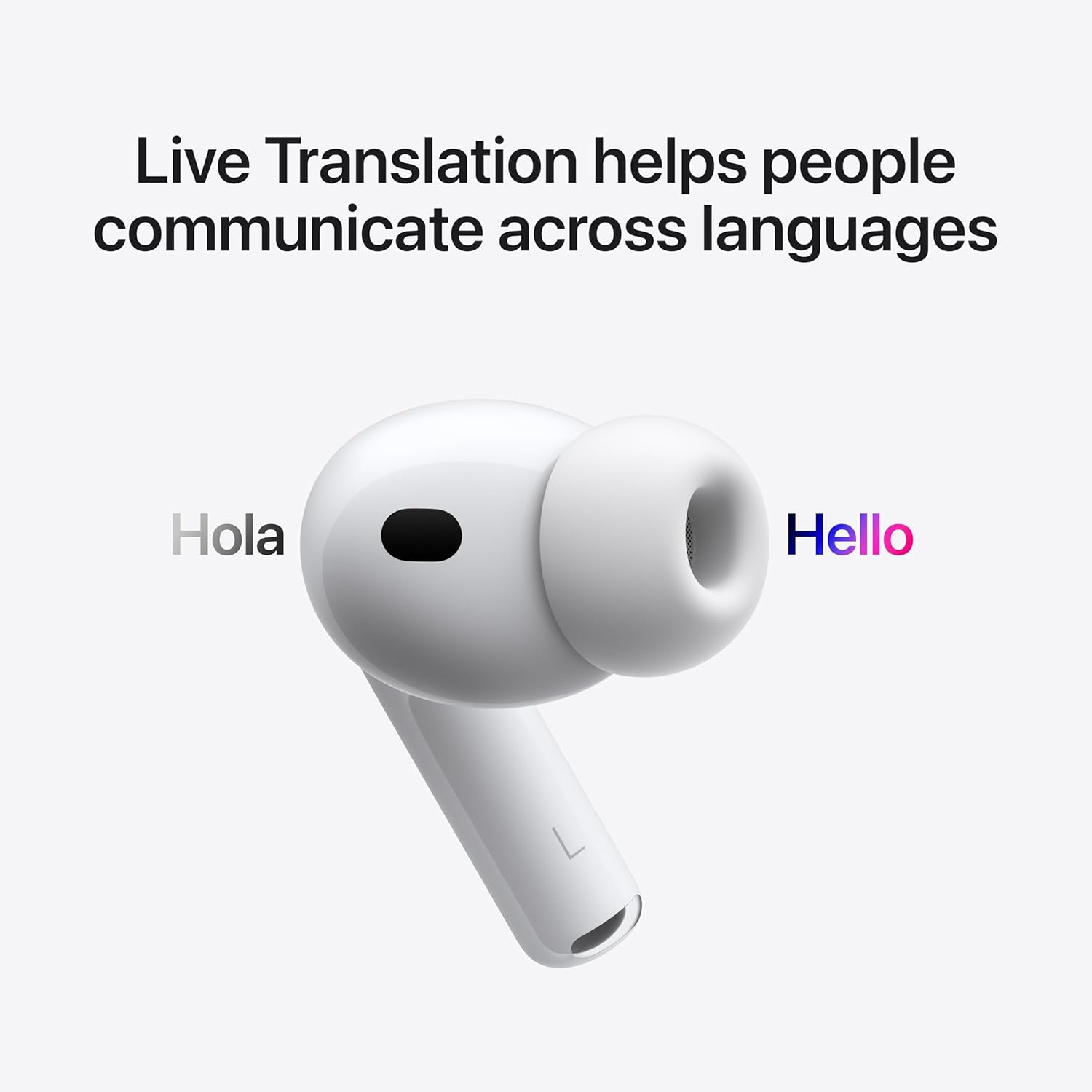 Apple AirPods Pro 3 Wireless Earbuds – Active Noise Cancellation – Live Translation – Heart Rate Sensing – Hearing Aid Feature – Bluetooth Headphones – Spatial Audio – USB C Charging - Image 5