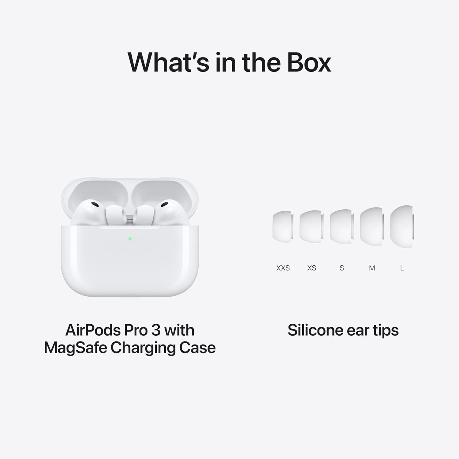 Apple AirPods Pro 3 Wireless Earbuds – Active Noise Cancellation – Live Translation – Heart Rate Sensing – Hearing Aid Feature – Bluetooth Headphones – Spatial Audio – USB C Charging - Image 6