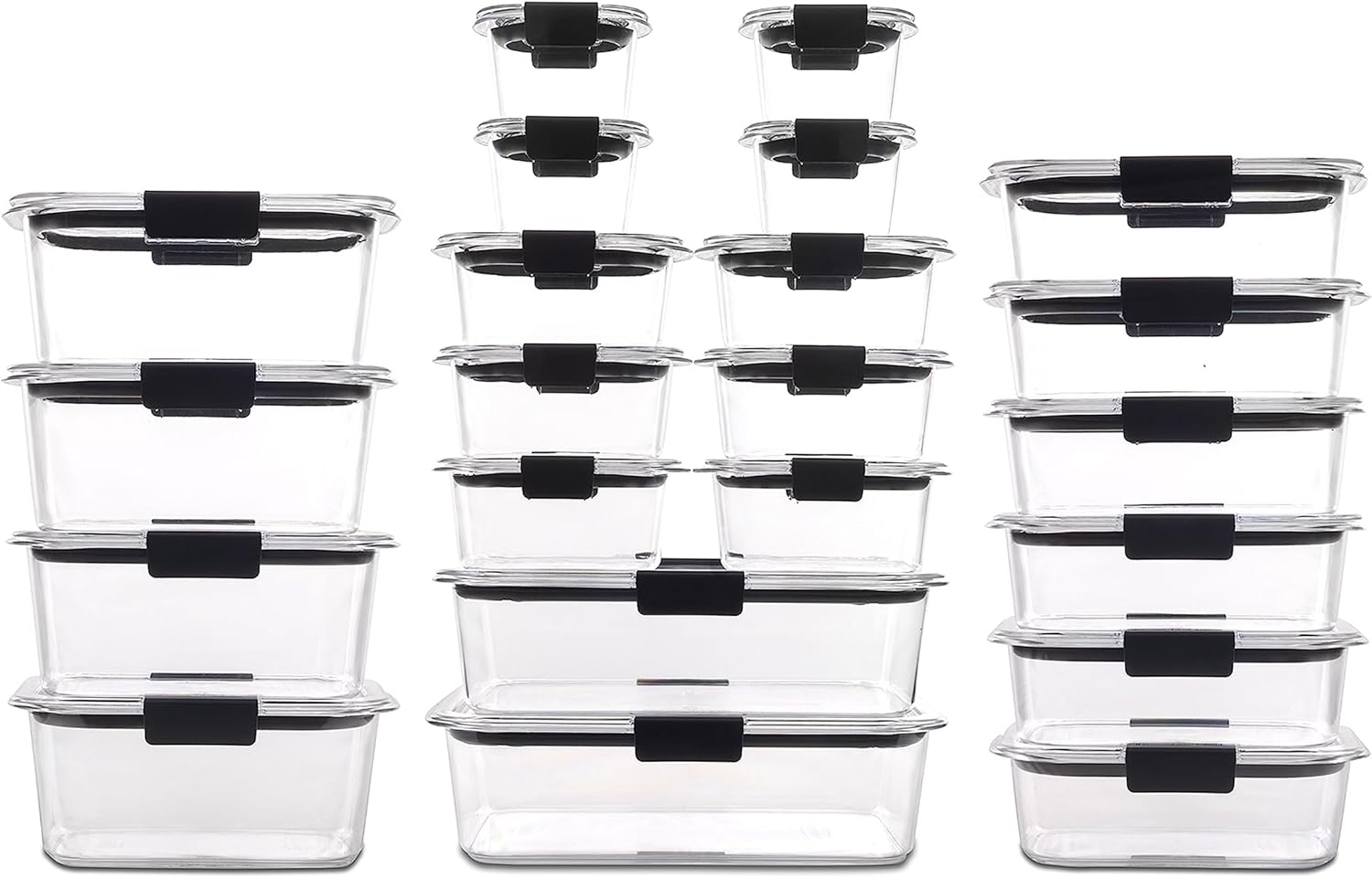 Free 44 Piece Food Storage Containers Set – Airtight Leak Proof with Lids – Meal Prep Lunch and Leftovers - Image 2