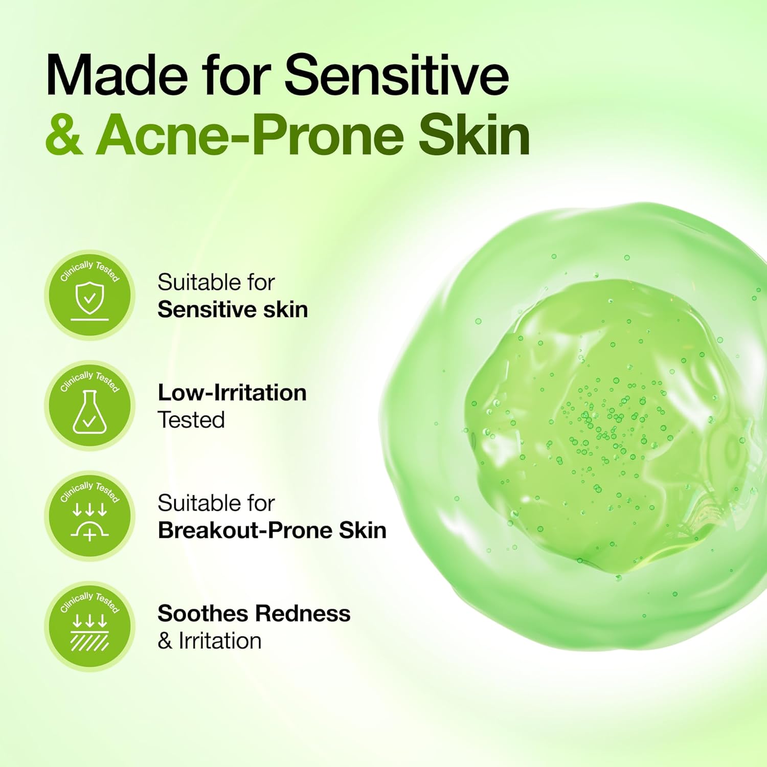 Azelaic Acid 10% + Hyaluron Redness Soothing Serum – Facial Serum for Blemish Prone & Oily Prone Skin – Lightweight & Hydrating Blemish Care with Hyaluronic Acid – Korean Skincare – 1.01 fl oz - Image 5
