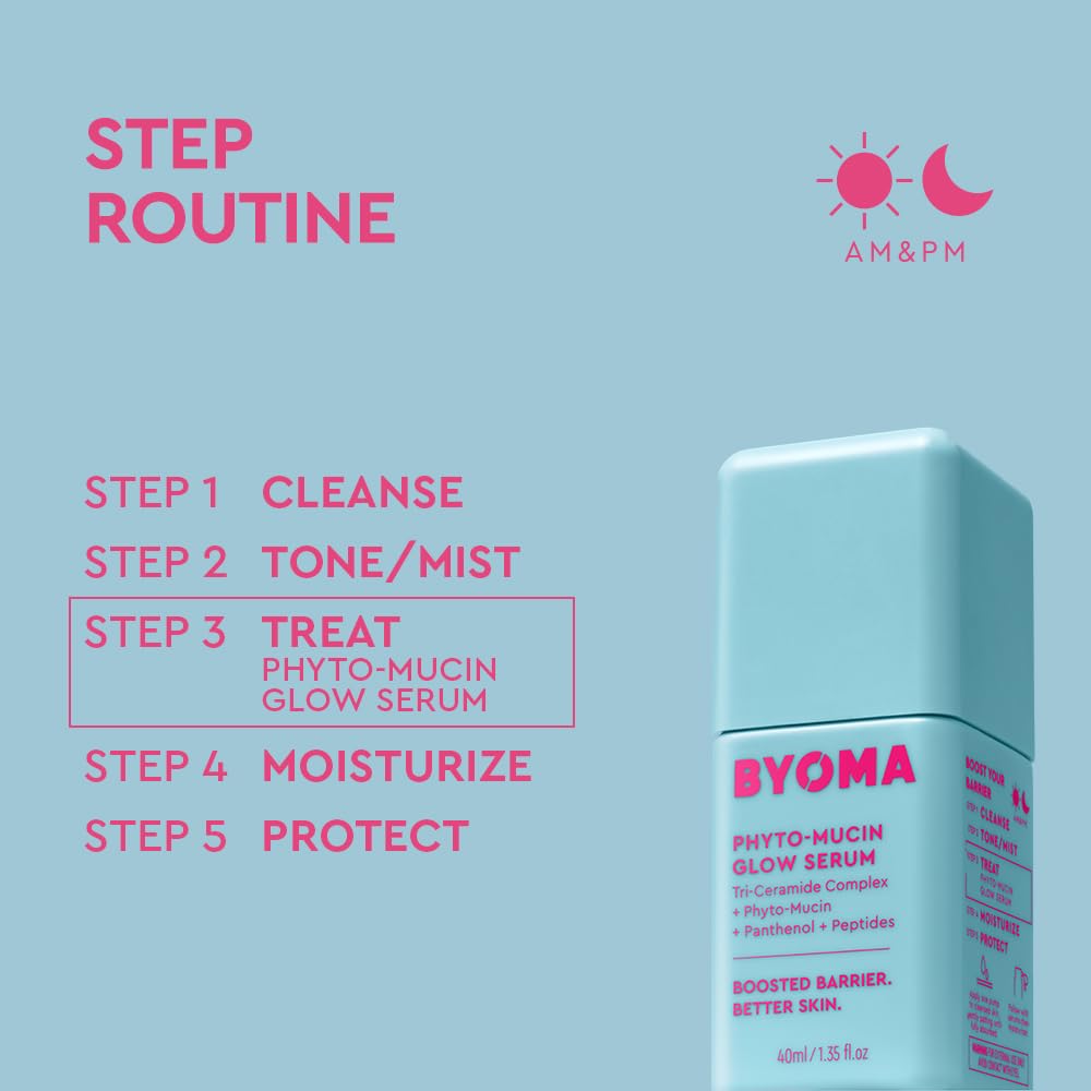 Phyto-Mucin Glow Serum – Mucin Face Serum for Glass Skin – Plumps, Primes and Hydrates – Flawless Primer and Makeup Base – Strengthens Skin Barrier – 1.35 fl.oz - Image 5