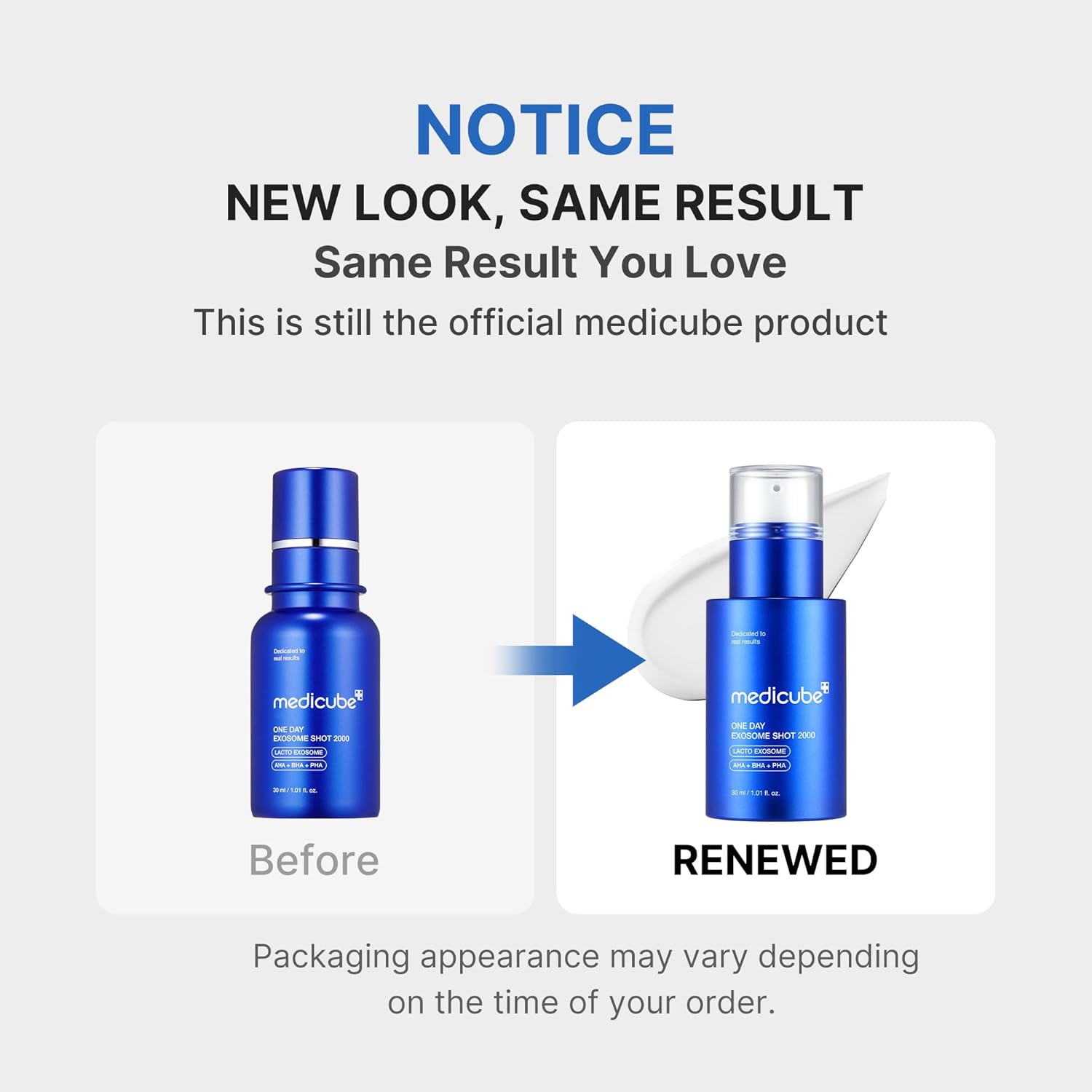 medicube Exosome Shot Zero 7,500 PPM Spicule Facial Serum – Liquid Skin Booster Serum with Exosome, AHA, BHA and PHA – Pore Care, Dead Skin Cells, Skin Texture – Korean Skincare – 1.01 fl.oz - Image 2