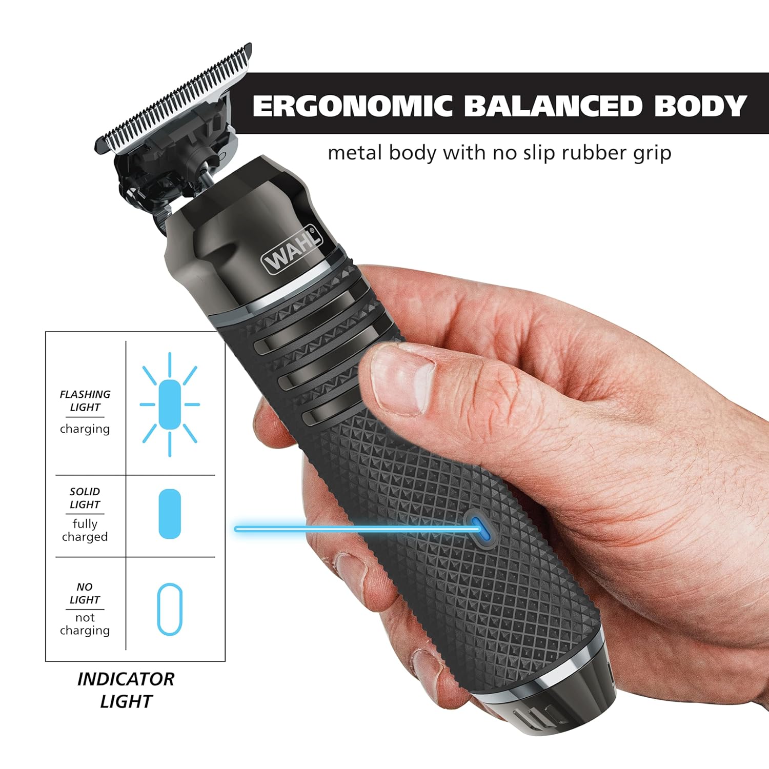 High Visibility Skeleton Style Trimmer – Lithium Ion Cordless USB Rechargeable All in One Shaving and Close Cutting Beard Trimmer for Men with Near Zero Gap Blade - Image 5