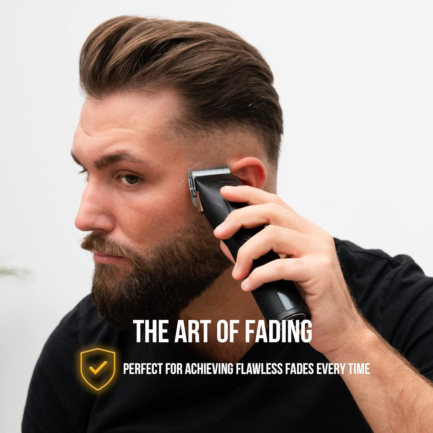 Novah Professional Hair Clippers for Men – Professional Barber Clippers and Trimmer Set – Men's Cordless Hair Clipper for Barbers – Haircut Kit for Fades - Image 4