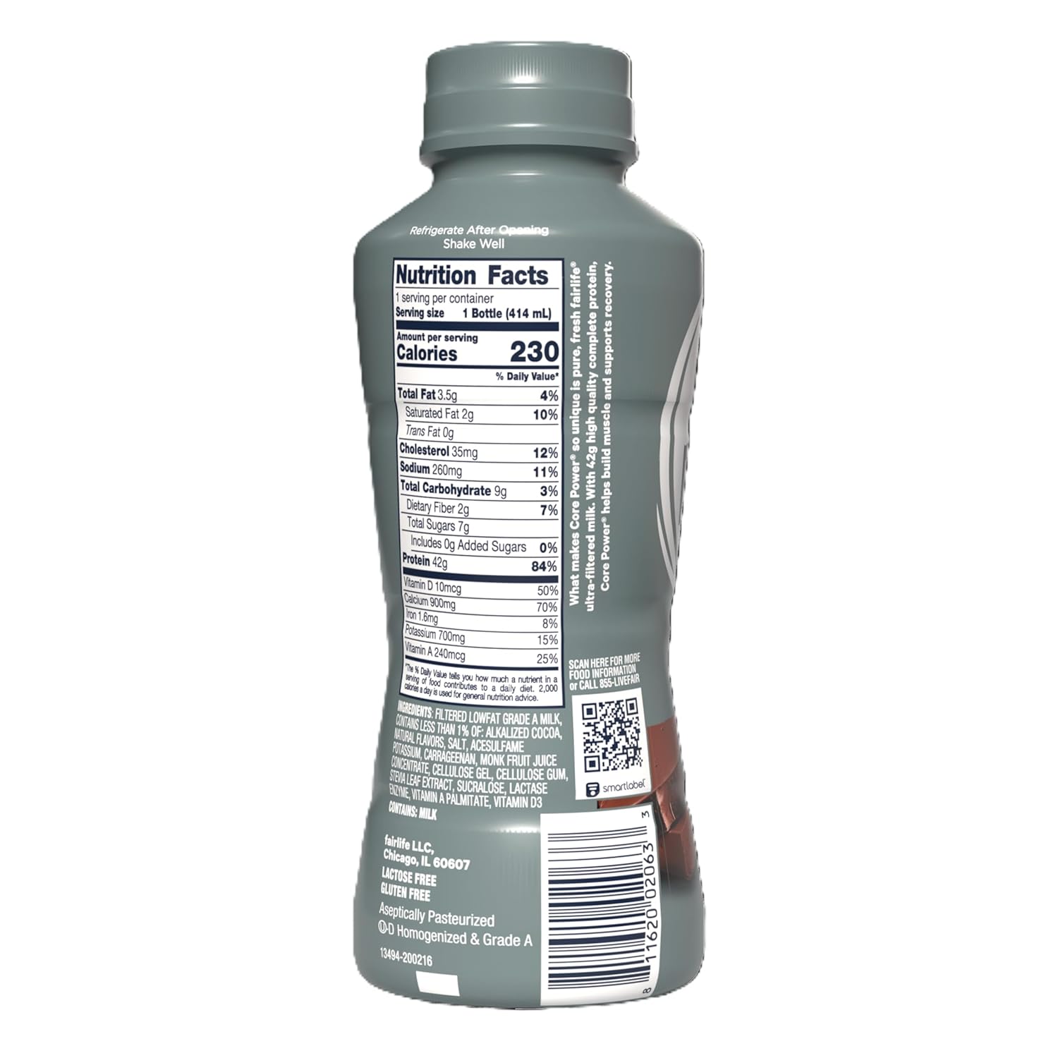 Core Power Elite High Protein Shake – Chocolate – 42g Protein per Bottle – 14oz – 12 Pack - Image 5