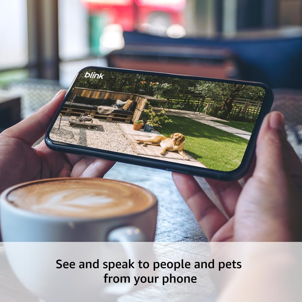 Blink Outdoor 4 – Wireless Smart Security Camera with Two Year Battery Life, 1080p HD Day and Infrared Night Live View, Two Way Talk – Sync Module Core Included – 3 Camera System - Image 3