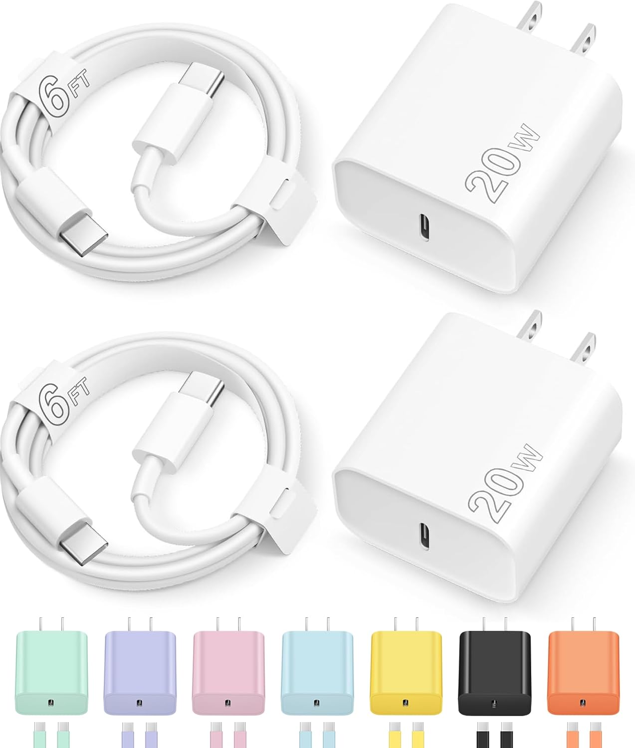 iPhone 17 16 15 Charger Fast Charging, 45W Dual USB C Phone Charger Block with 10FT Long Type C Cable Cord for Apple iPhone 17/Pro/Pro Max/17 Air/16 Pro/16 Pro Max/15 Plus/15 Pro/iPad/S26 Ultra/S25 - Buy Online at SimraCart