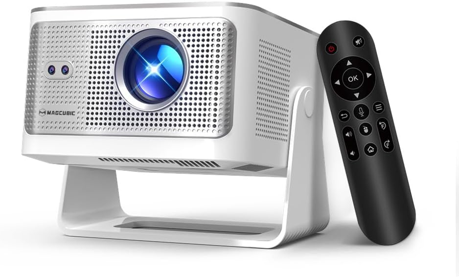 Magcubic HY350Max Smart Projector with 4K 8K Support, Mini Projector with WiFi6 and Bluetooth 5.4, 600 ANSI, Auto Focus & Obstacle Avoidance, 1080P Portable Movie Projector for Home Outdoor - Buy Online at SimraCart