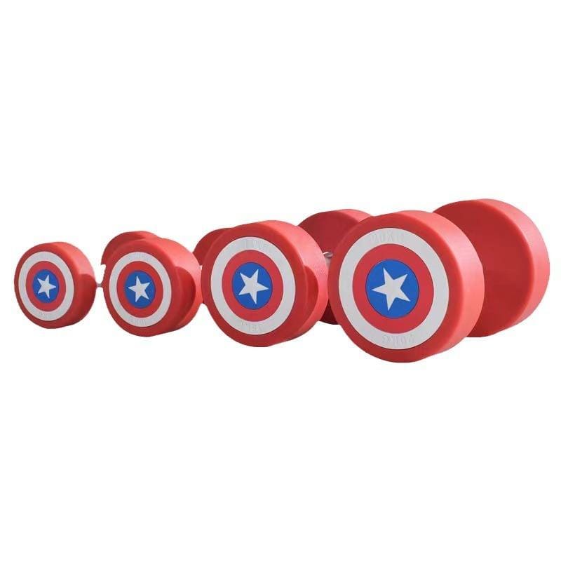 Captain America Steel-Coated Adjustable Dumbbell Set 2.5kg–50kg | Home Gym Free Weights for Men & Women Strength Training - Image 5