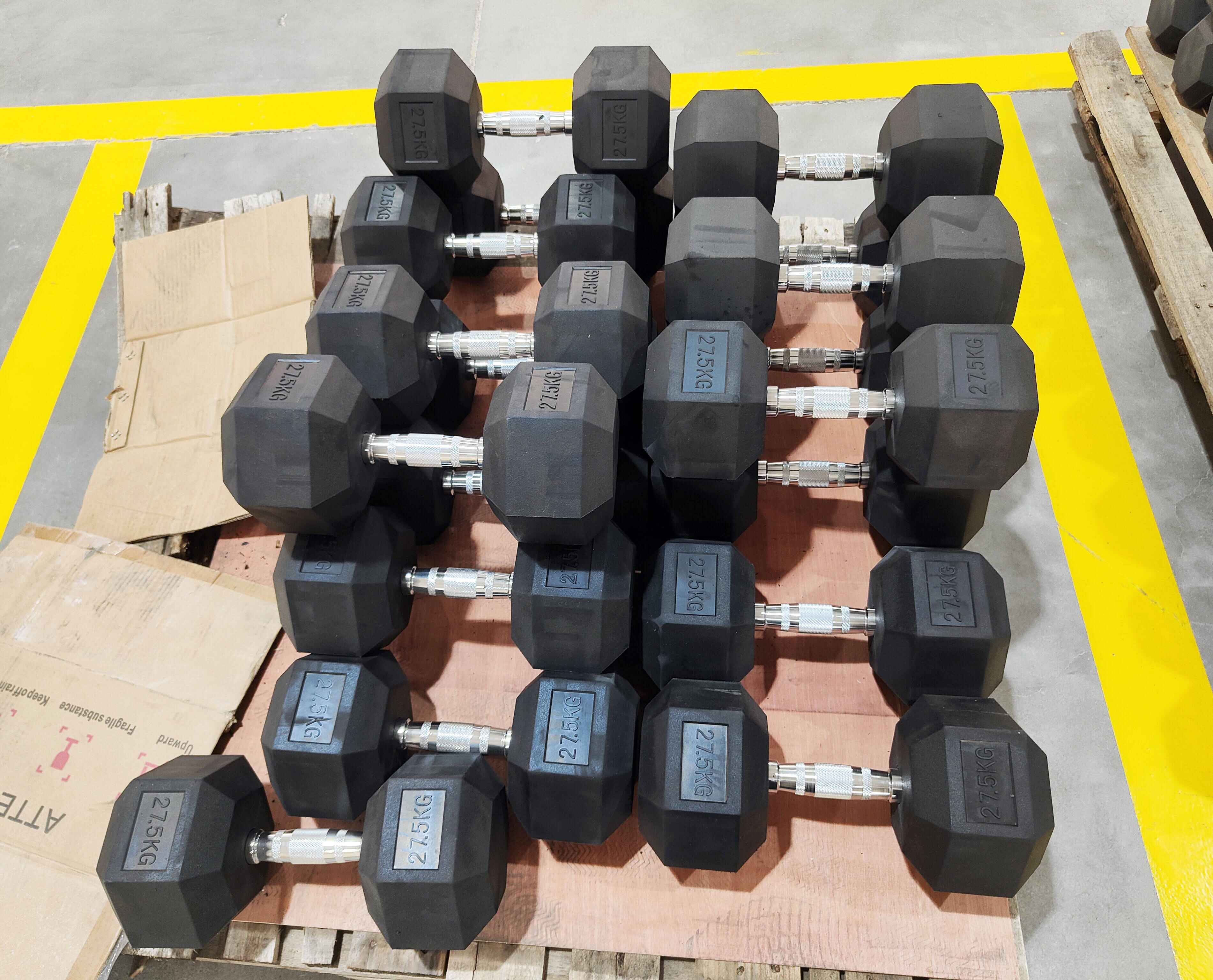 Rizhao Tiger Sports Hex Dumbbell High Quality | Cast Iron & Steel Gym Free Weights Low Price Strength Training Equipment - Image 2
