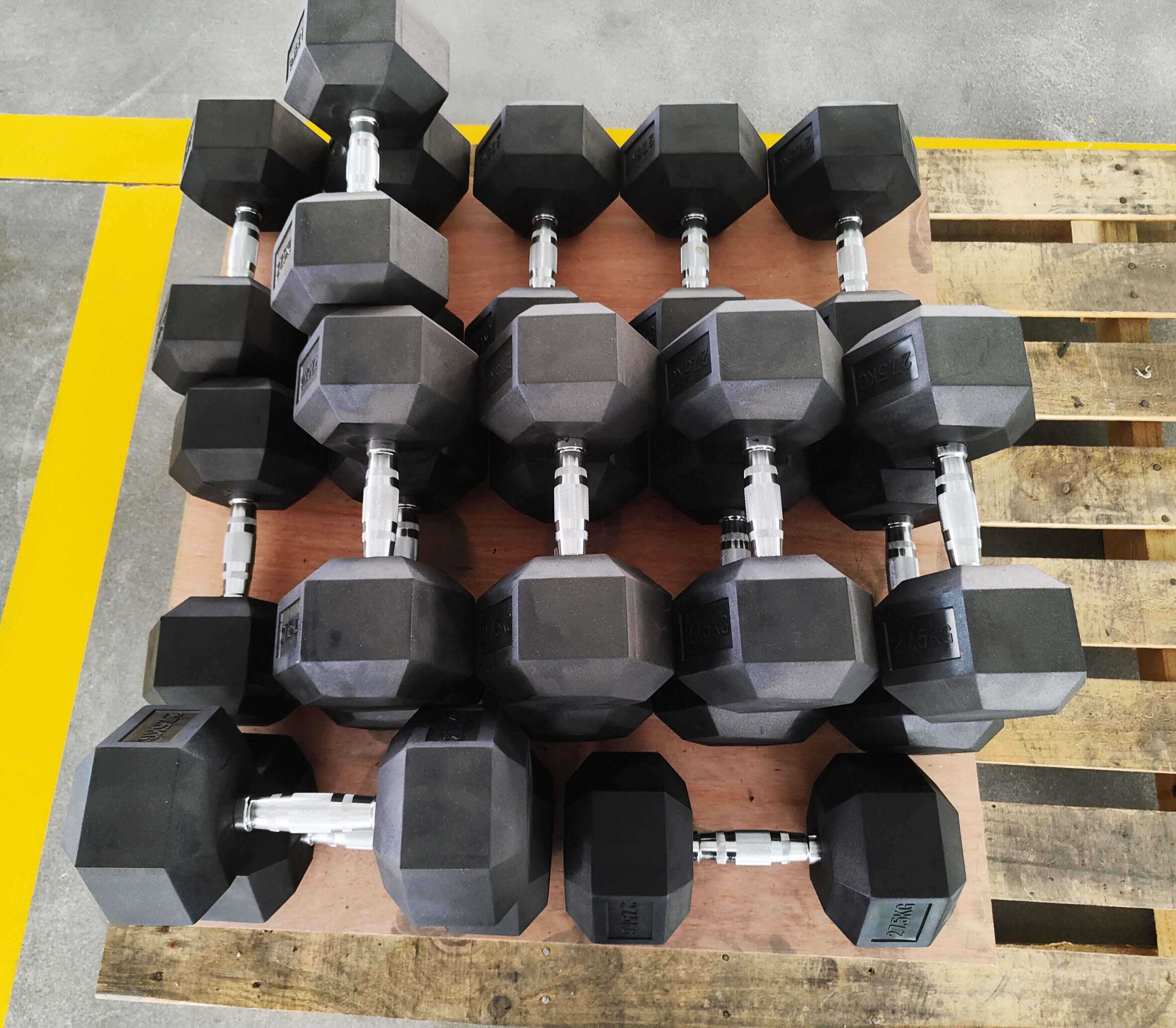 Rizhao Tiger Sports Hex Dumbbell High Quality | Cast Iron & Steel Gym Free Weights Low Price Strength Training Equipment - Image 4