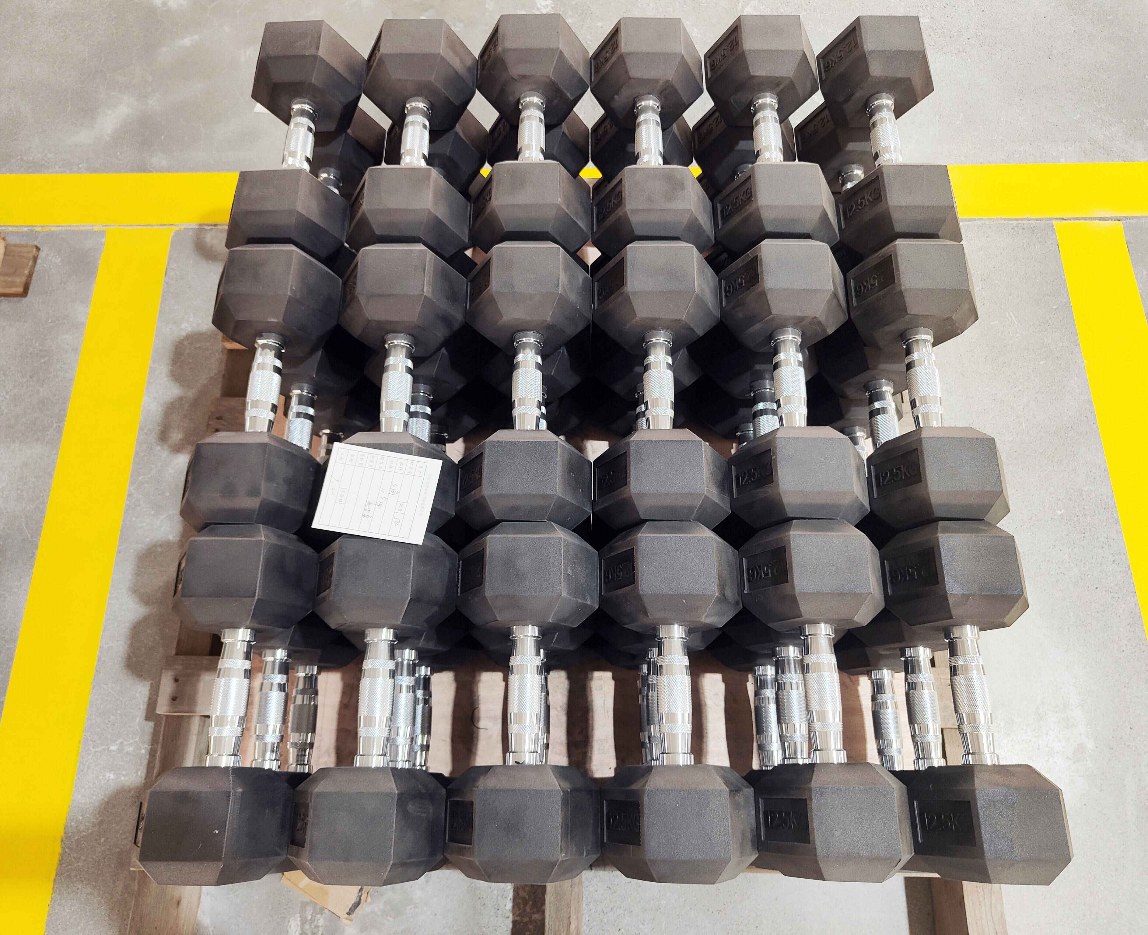 Rizhao Tiger Sports Hex Dumbbell High Quality | Cast Iron & Steel Gym Free Weights Low Price Strength Training Equipment - Image 5