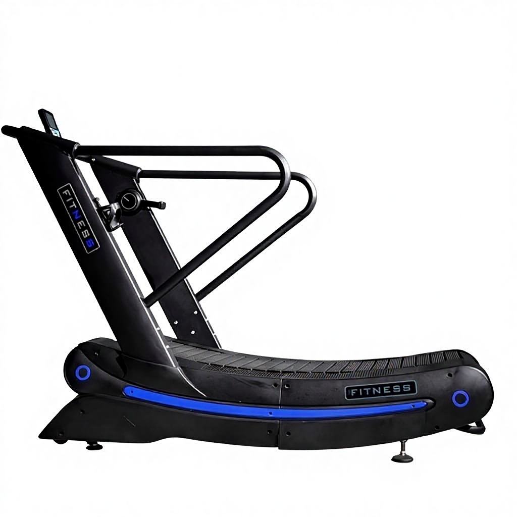 Commercial Curved Non-Motorized Treadmill – Mechanical Non-Powered Running Machine with Calorie Function for Home Gym & Personal Training - Image 2