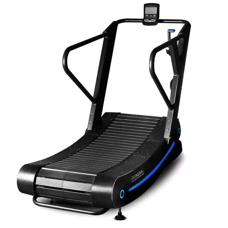 Commercial Curved Non-Motorized Treadmill – Mechanical Non-Powered Running Machine with Calorie Function for Home Gym & Personal Training - Image 3