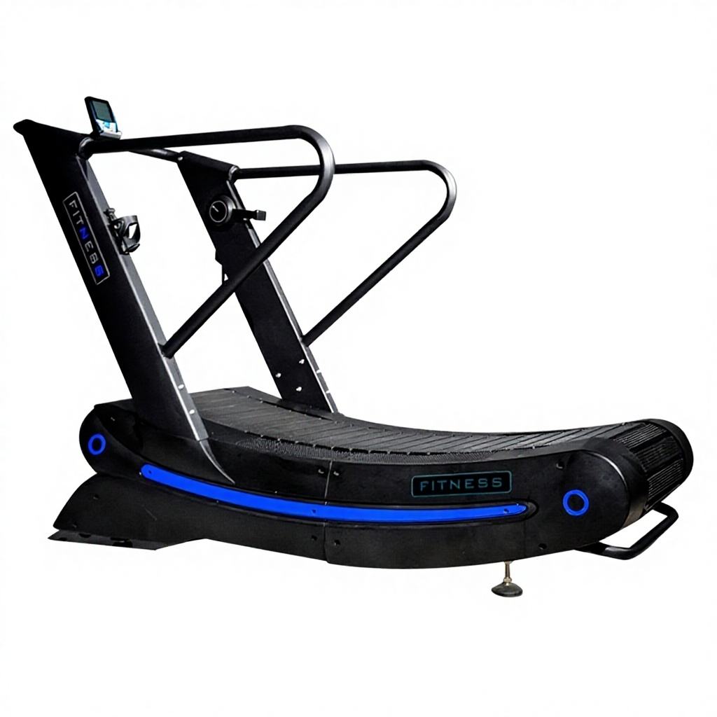 Commercial Curved Non-Motorized Treadmill – Mechanical Non-Powered Running Machine with Calorie Function for Home Gym & Personal Training - Image 4